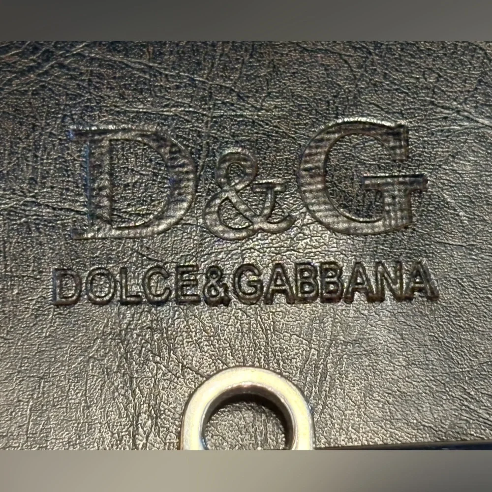 D&G Wallet Black Faux/Leather Wallet Repair Project As Is